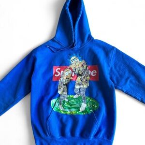 Gildan Blue Hoodie